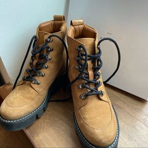 Timberland Style Lace- Up Boots
